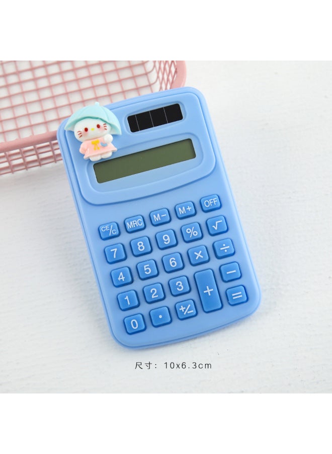 Calculator Cute Cartoon Kitten Portable Mini Portable Office Student Learning Small Fashion Computer