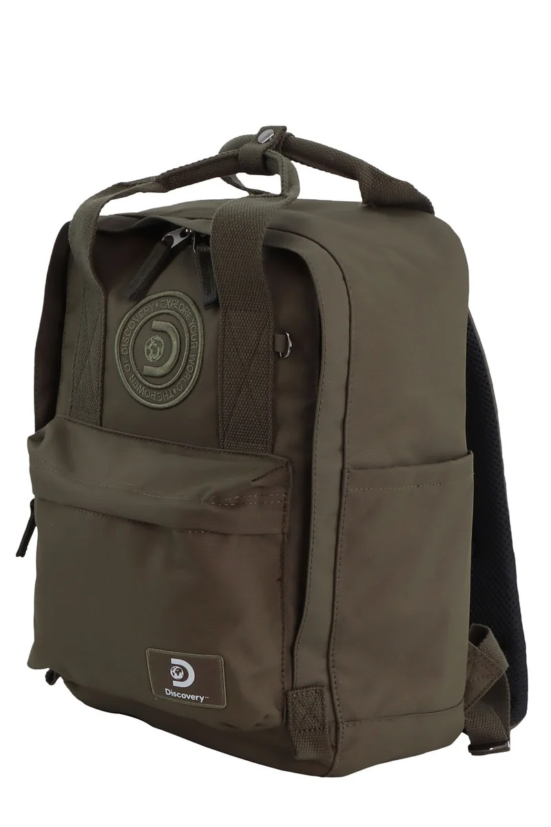 ديسكفري Discovery Cave Backpack 13L – Lightweight, Eco-Friendly Laptop Backpack, Everyday Bag with Multiple Pockets. Khaki