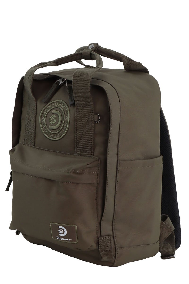 Discovery Discovery Cave Backpack 13L – Lightweight, Eco-Friendly Laptop Backpack, Everyday Bag with Multiple Pockets. Khaki  - Image 2