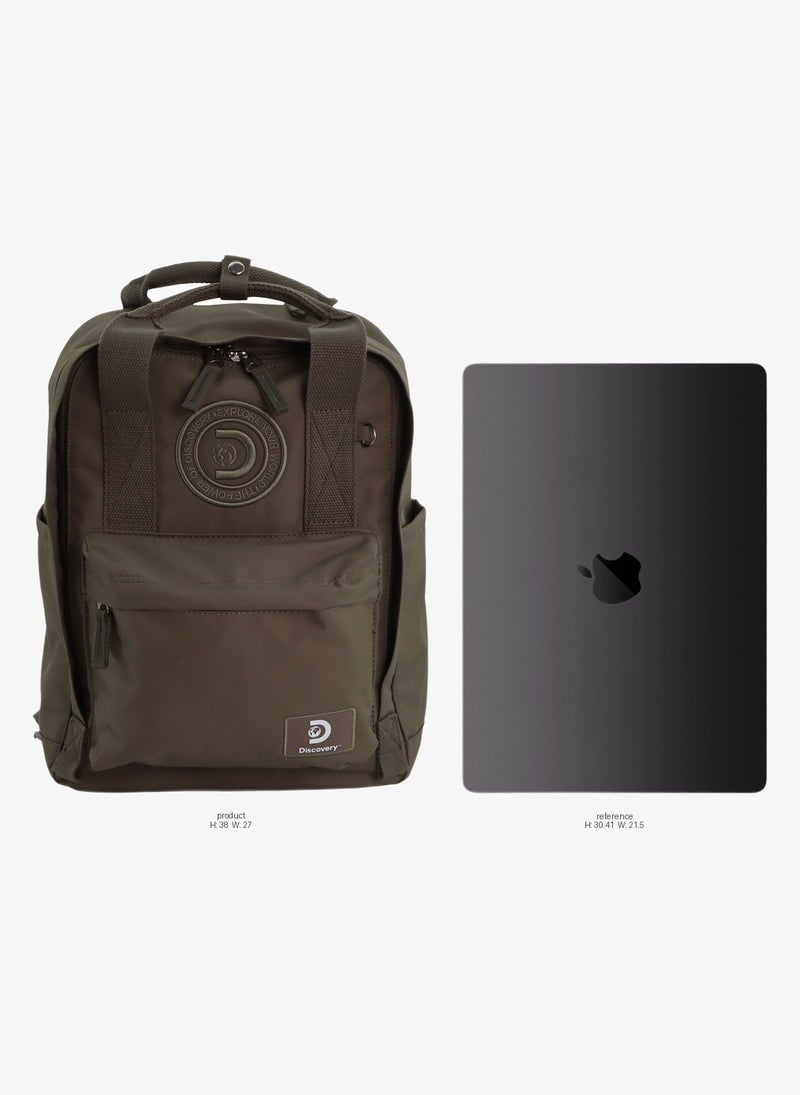 Discovery Cave Backpack 13L â€“ Lightweight, Eco-Friendly Laptop Backpack, Everyday Bag with Multiple Pockets. Khaki - Image 2