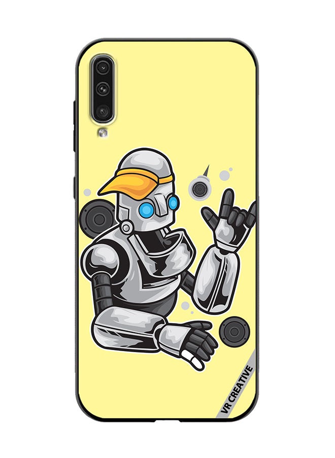 VR CREATIVE Protective Case Cover For Samsung Galaxy A50/A50s Cool Robot Design Multicolour - Image 1