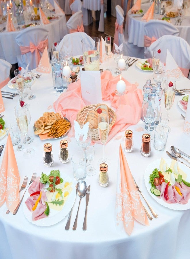 بوتشن طقم رشاشات فلفل صغيرة زجاجية مكعبة الشكل من بوتشن، سعة 0.5 أونصة، مع 4 قطع من القمع البلاستيكي الصغير، مناسب لحفلات الزفاف والمنزل (ذهبي وردي، 12 قطعة). - Image 4