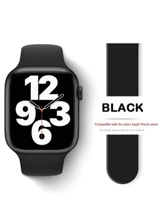 Apple Watchband 42MM/44MM/45MM/49MM Silicone Strap for Apple Watch All Series Black - pzsku/Z40FE9419E3E53BA3C4A8Z/45/1746216881/954fc1a3-bec3-431e-829a-a3a6dce657b6