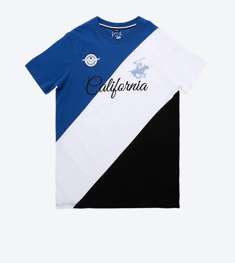 بيفرلي هيلز بولو كلوب تيشيرت بطباعة بلوك