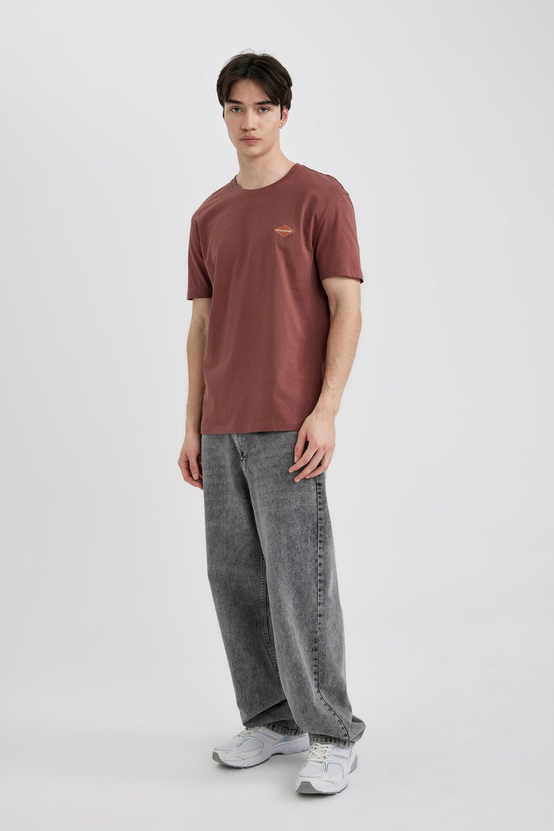 DeFacto Man Regular Fit Crew Neck Printed T Shirt  - Image 3