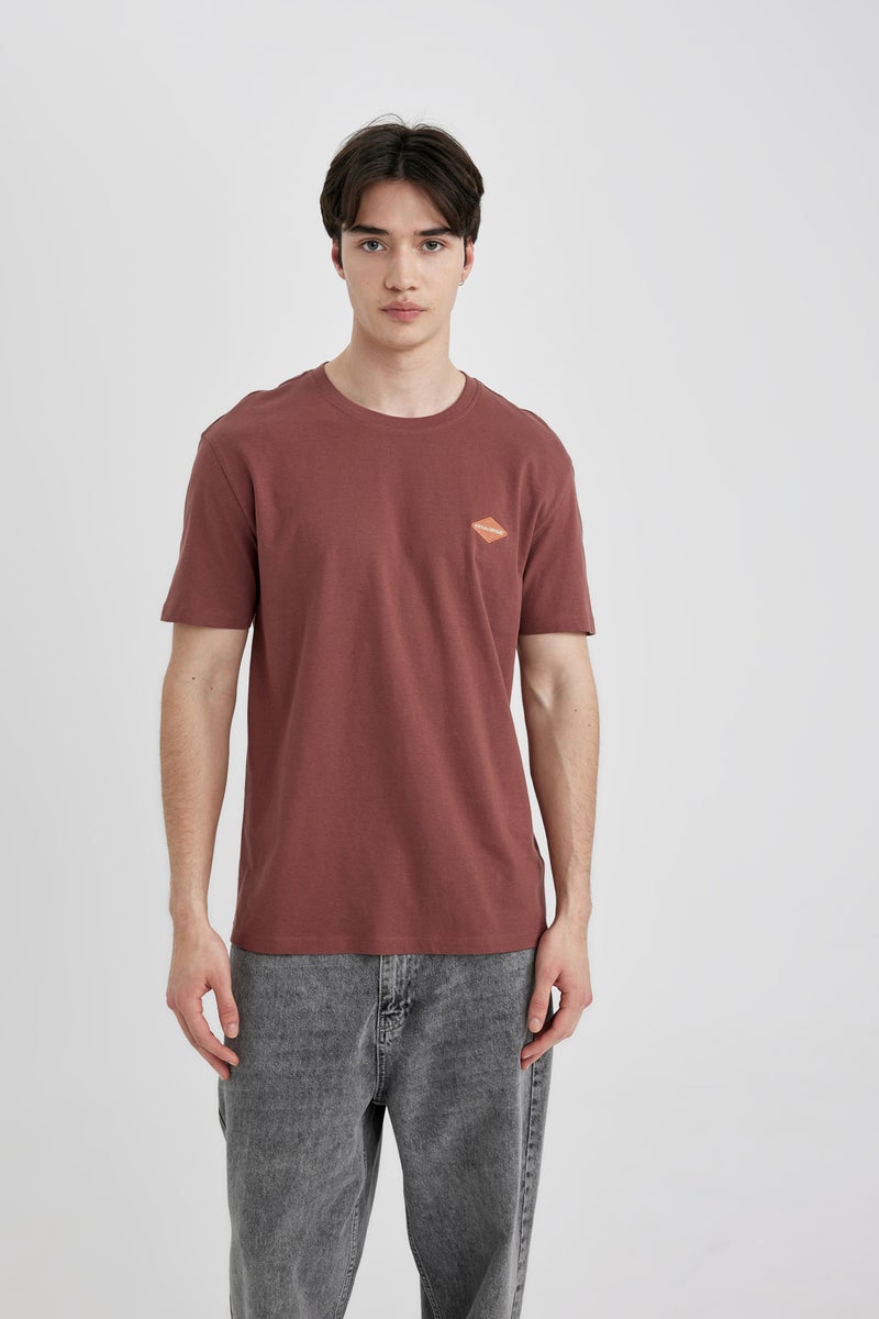 DeFacto Man Regular Fit Crew Neck Printed T Shirt  - Image 2