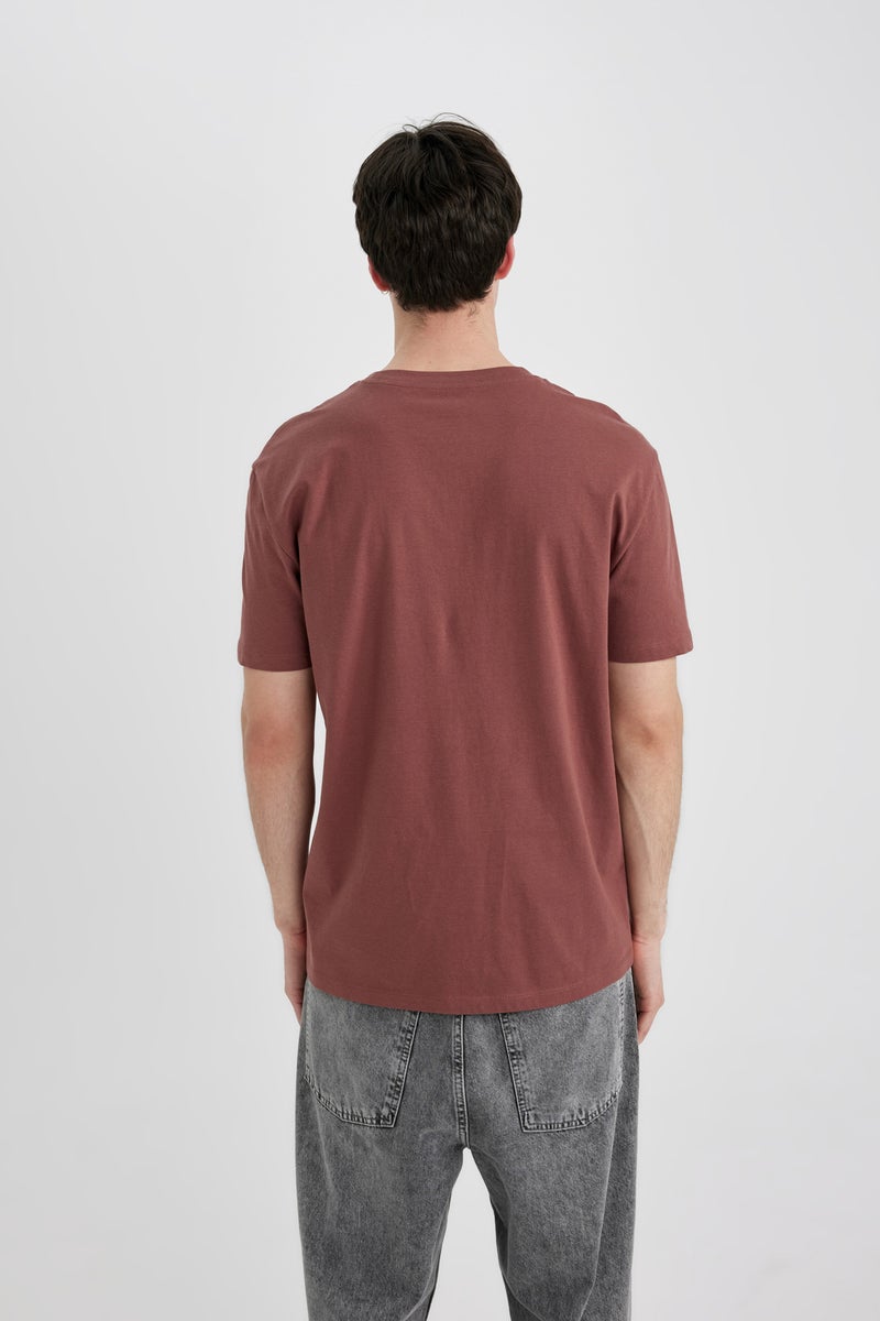 DeFacto Man Regular Fit Crew Neck Printed T Shirt  - Image 4