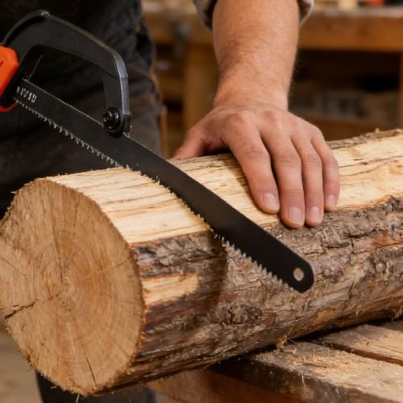 Compact 11 Inch Portable Hacksaw Hand Saw - Adjustable Metal Wood Cutting Saw, Durable Ergonomic DIY Tool for Workshop, Home Use Professional Projects - Image 3