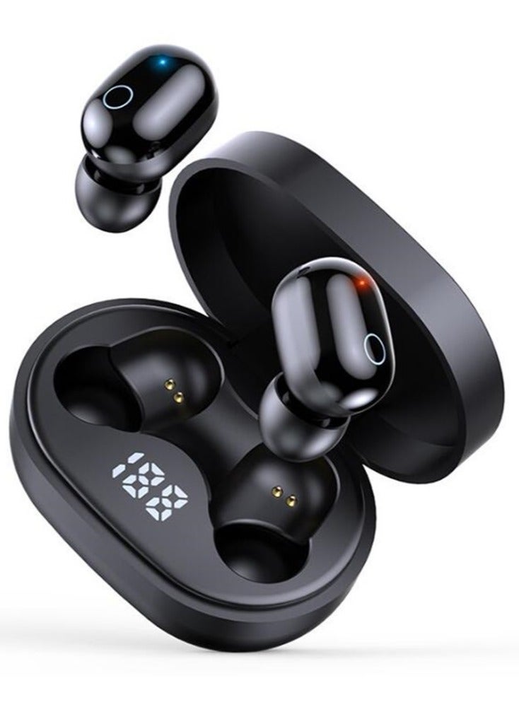 general Classic Mini Headset J15 Smart Earbuds TWS Bluetooth Headphones with LED Power Display Built-in High-Definition Microphone, Intelligent Noise Reduction HiFi Sound Quality Deep Bass Smart Touch Control - Image 1