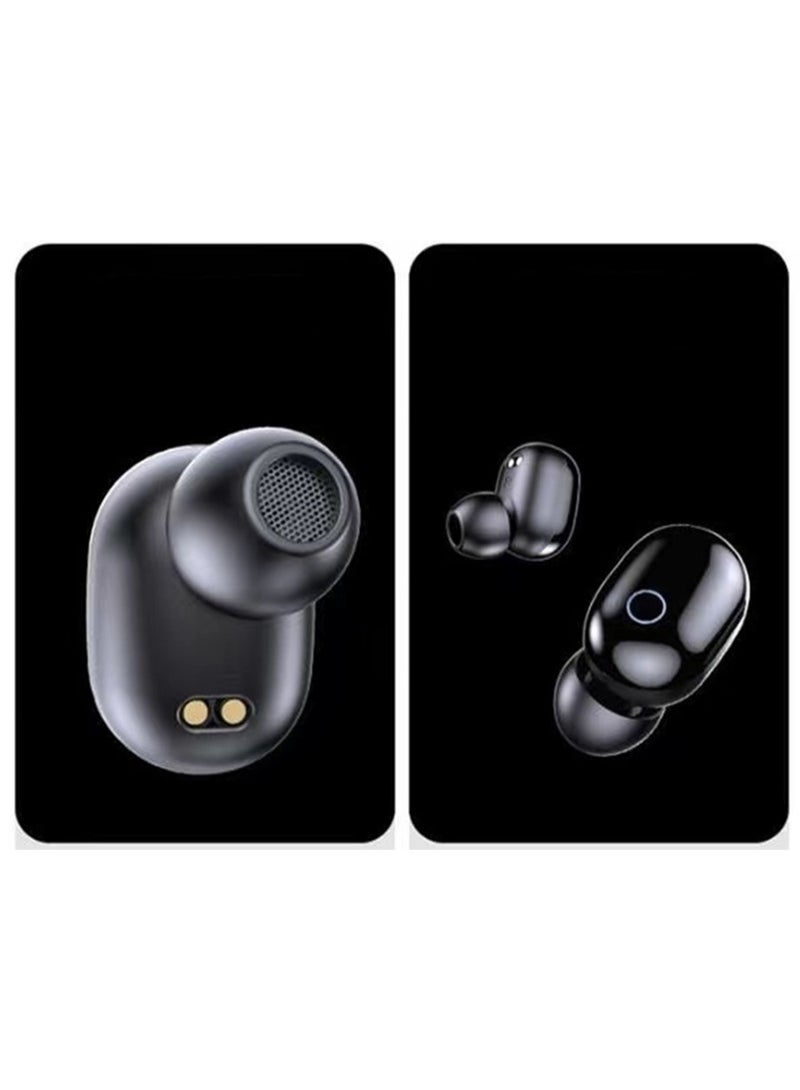 general Classic Mini Headset J15 Smart Earbuds TWS Bluetooth Headphones with LED Power Display Built-in High-Definition Microphone, Intelligent Noise Reduction HiFi Sound Quality Deep Bass Smart Touch Control - Image 2