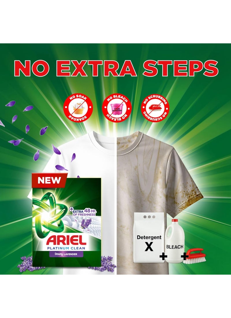 Ariel Fast Dissolving Laundry Detergent Powder With Lavender Dual Pack 2 x 9kg - Image 4