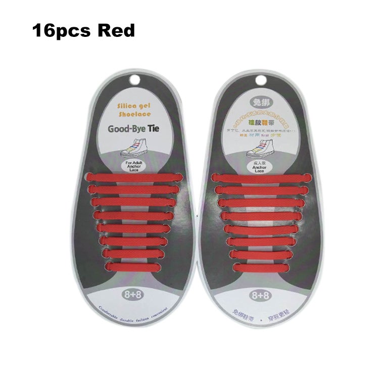 Waterproof Elastic Silicone Tieless Shoestring for Athletic Running Multicolor for Sneaker Boots Board Casual Shoes - Image 1