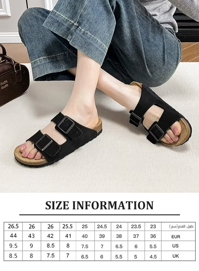 رويزو حذاء صيفي مريح مصنوع من جلد مدبوغ بنعل ناعم - Image 5