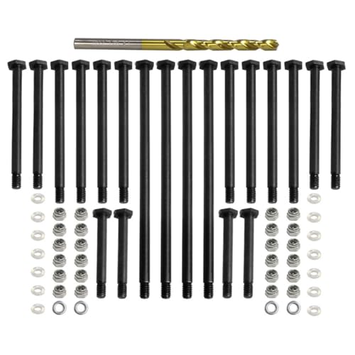 RCJTCQX Hardened Steel Front Rear Suspension Arm PIN 7740 7741 7742 for 15 XMAXX 6S 8S 16 XRT RC Car UpgradesBlack - Image 1