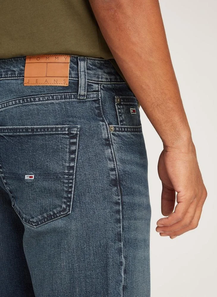 تومي جينز Stright Fit Mid Wash Jeans