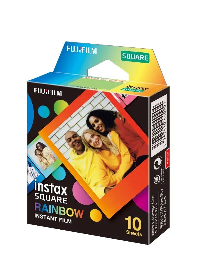 Instax Fujifilm Instax SQUARE Rainbow Film {10 Exposures} - Image 1