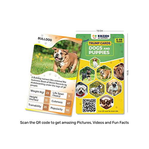 Kaizen MicroLessons Dedicated Deck Card Games (Trumps: Dogs&Pups) - Image 3