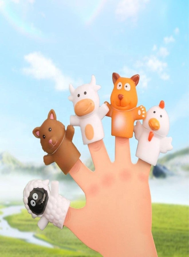 Tickles Silicone Animals Finger Puppets | Cute Hand Storytelling Toy for Kids & Babies Birthday Gifts (5 Pcs, Ages: 3+ Years) - Image 3