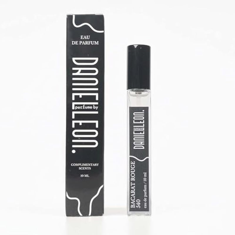 Daniel Leon, inspired perfume by BACARAT ROUGE 540, Signature Unisex Perfume with Warm Woody & Sweet Notes tester, 10 ml