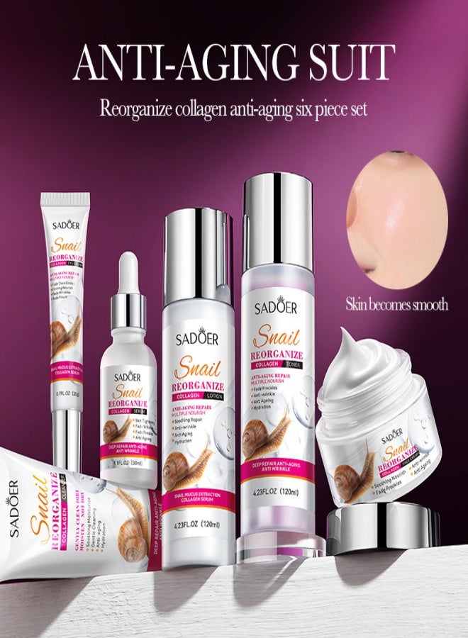SADOER Snail Recombinant Collagen 6-in-1 Set - Image 2