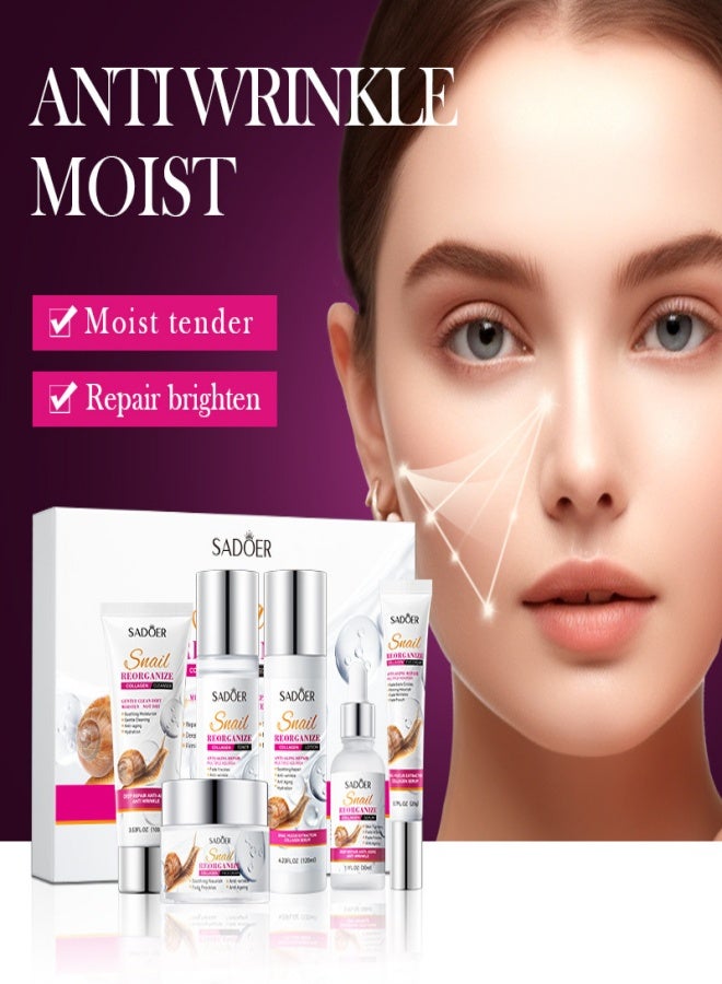SADOER Snail Recombinant Collagen 6-in-1 Set - Image 3