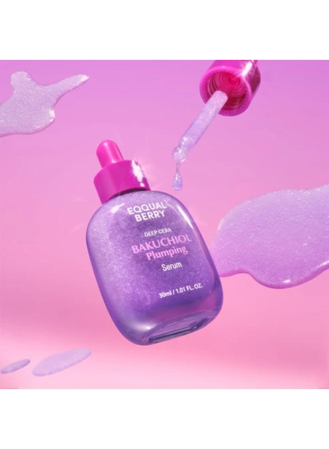 eqqualberry Bakuchiol Plumping Serum – Pore and Wrinkle Minimizer with Bakuchiol | Retinol Alternative for Sensitive Skin | Enhances Firmness and Elasticity with Ceramide and Peptides, 1.01oz / 30ml - Image 3