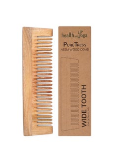 Healthandyoga™ Puretress Handcrafted Neem Wood Comb Nonstatic And Ecofriendly Wide Tooth Comb For Women And Men Soothing Scalp And Hair Health 7 Inches - pzsku/Z40FFCE0619975AAC4843Z/45/_/1721903772/482de41d-4478-458b-bf89-8270df0883e0