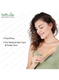 Healthandyoga™ Puretress Handcrafted Neem Wood Comb Nonstatic And Ecofriendly Wide Tooth Comb For Women And Men Soothing Scalp And Hair Health 7 Inches - pzsku/Z40FFCE0619975AAC4843Z/45/_/1721903809/2f675399-671c-4642-b39a-339330f8ee39