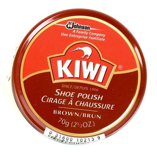 Kiwi Wax Shoe Polish, Giant Size 2.5 oz, Brown - Image 3