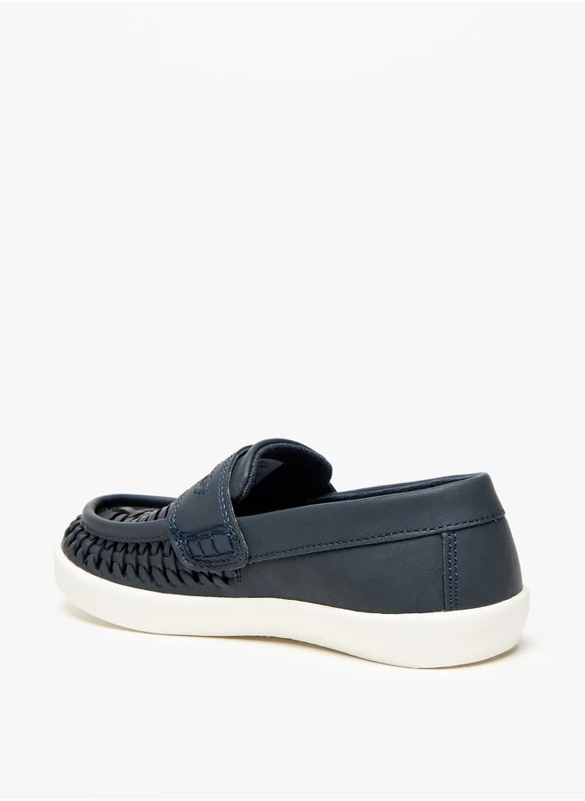 سيد دوتشيني Boys Weave Textured  SlipOn Moccasins  Ramadan Collection