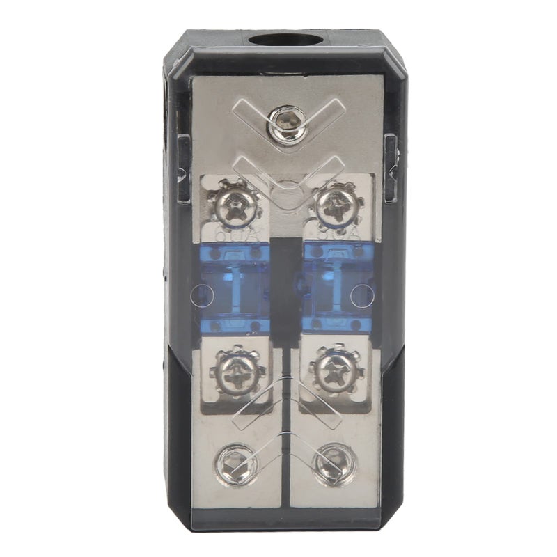 2 Way Fuse Holder Box 1 In 2 Out 60A Power Distribution Block For Car Audio Amplifier - Image 2