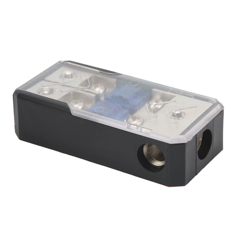 2 Way Fuse Holder Box 1 In 2 Out 60A Power Distribution Block For Car Audio Amplifier - Image 3