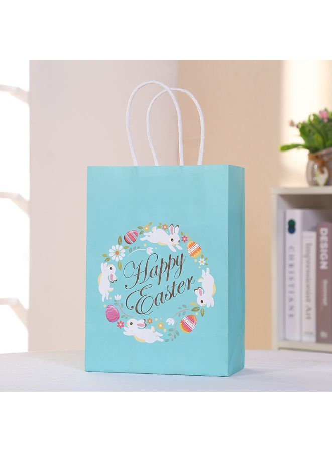 4 PCS Bunny Gift Bags, Party Favor Bags with Handles, Happy Gift Bags for Kids, Party Supplies Favors, Gift Wrapping - Image 5