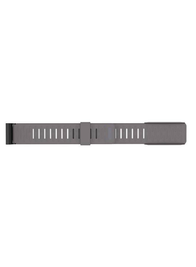 Dado Silicone Wristband Compatible with Whoop 4.0, Quick fit Soft and Washable Sports Loop Strap for Men & Women (Yello Green) - Image 4