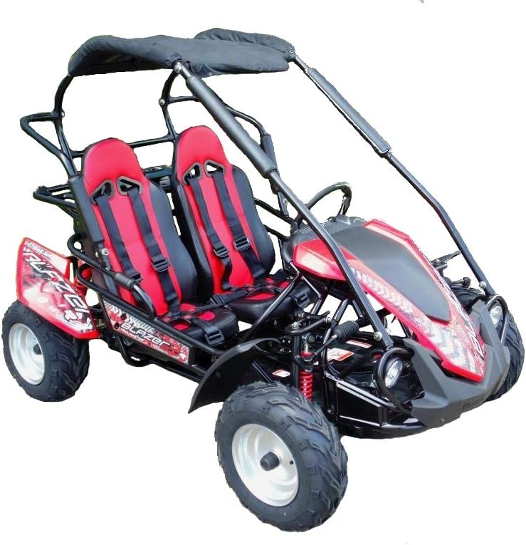 Kart Supply Spindle and Strut Support for Trailmaster Mid Xrx & Mudhead - Driver's Side - Image 3