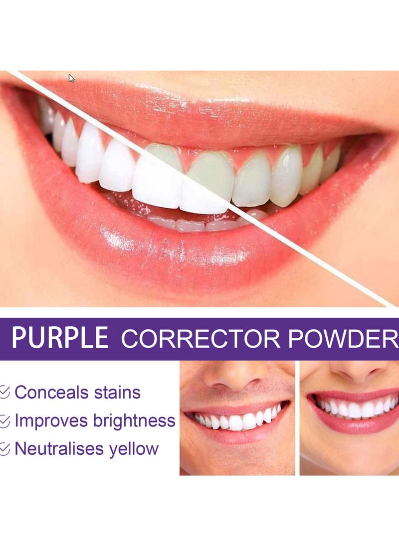 GlorySmile - V34 Colour Corrector Powder for Sensitive Teeth and Cavity Prevention Brighten Teeth for Men & Women 12g - Image 1