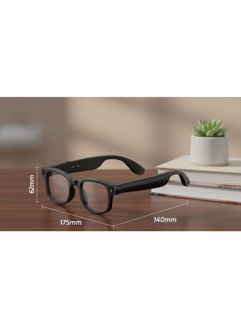 بلو فاير نظارات ذكية بتقنية الذكاء الاصطناعي للرجال والنساء | ترجمة فورية صوتية في الوقت الحقيقي | كاميرا 8MP لتصوير فيديو عالي الدقة من منظور الشخص الأول FPV | سماعات بلوتوث بصوت مفتوح للمكالمات والموسيقى | مساعد صوتي للتحكم بدون استخدام اليدين | نظارات رياضية مقاومة وعملية للقيادة، السفر، الجري وركوب الدراجات | بطارية طويلة وعزل ضوضاء وذكاء متعدد اللغات - Image 2