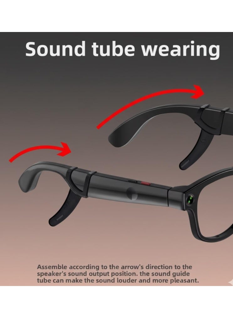 بلو فاير نظارات ذكية بتقنية الذكاء الاصطناعي للرجال والنساء | ترجمة فورية صوتية في الوقت الحقيقي | كاميرا 8MP لتصوير فيديو عالي الدقة من منظور الشخص الأول FPV | سماعات بلوتوث بصوت مفتوح للمكالمات والموسيقى | مساعد صوتي للتحكم بدون استخدام اليدين | نظارات رياضية مقاومة وعملية للقيادة، السفر، الجري وركوب الدراجات | بطارية طويلة وعزل ضوضاء وذكاء متعدد اللغات - Image 4