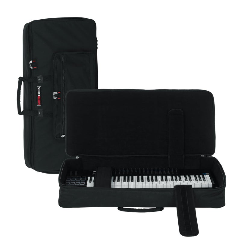 Gator Cases Padded Keyboard Gig Bag Fits 61 Note Keyboards GKB61