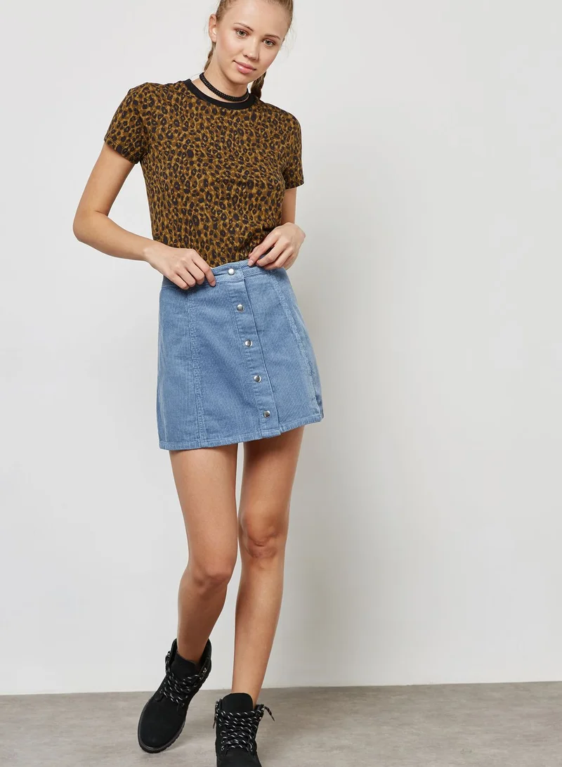 FOREVER 21 Leopard Print T-Shirt