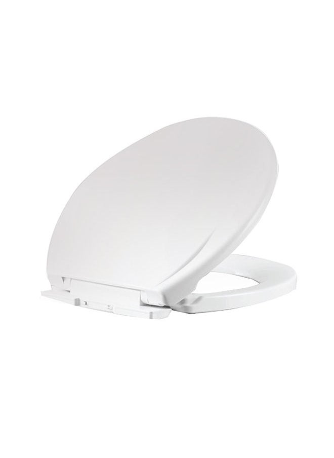 Bold - Toilet Seat With Soft Close Lid With Fixing And Quick Release Hinge White - Image 1