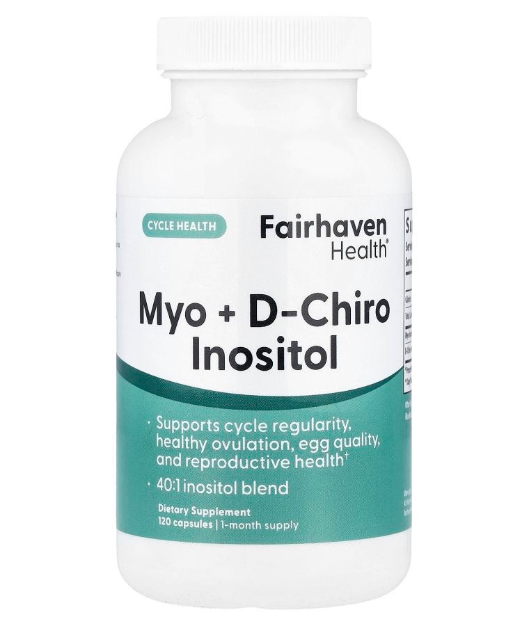 fairhaven health Myo + D-Chiro Inositol 120 Capsules
