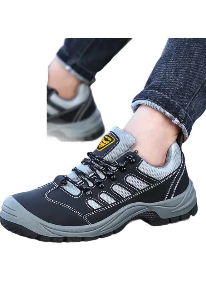 WELDON Shield Men'S Steel Toe Safety Shoes Anti-Smashing Anti-Piercing Wear-Resistant Lightweight Steel Bottom Plate Work Safety Functional Shoes 2083 Size 42 - Image 1