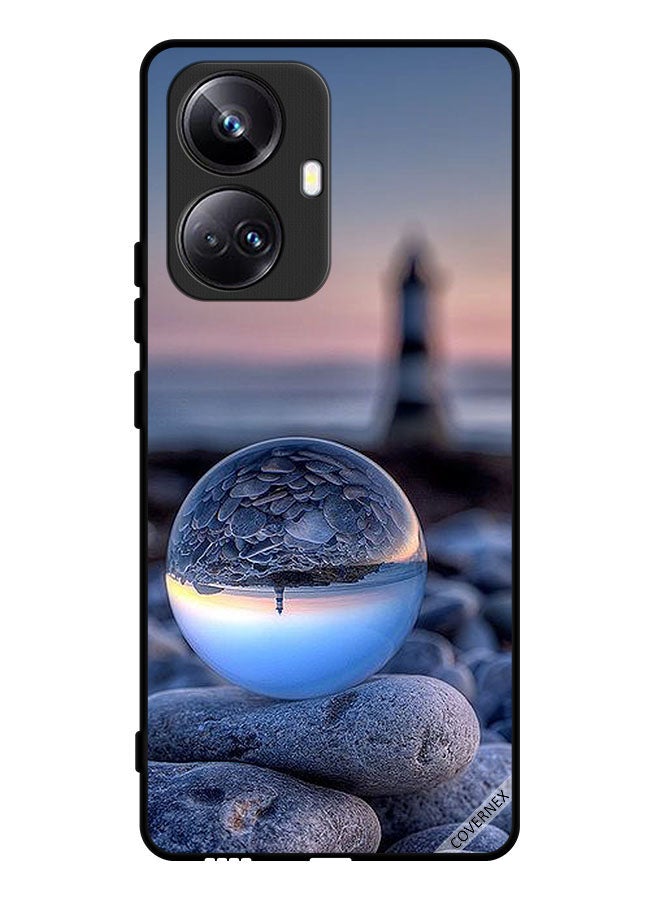 Covernex غطاء حماية لهاتف Realme 10 Pro Plus تصوير رائع للطبيعة في زجاج دائري - Image 1