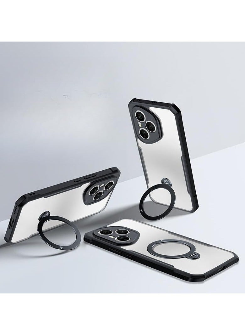 general Protective Case Compatible Honor 400 Pro 5G Case with Swivel Stand, PC Soft Shockproof Back Plate and TPU Frame Protective Case with Shock and Drop Protection for Honor 400 Pro - Image 1