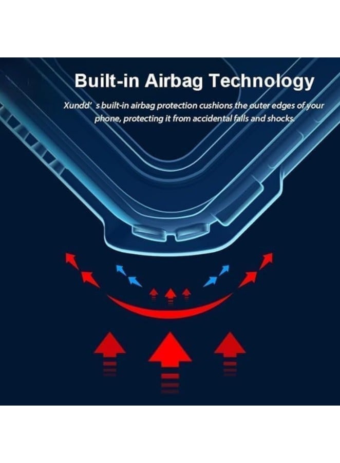 general Protective Case Compatible Honor 400 Pro 5G Case with Swivel Stand, PC Soft Shockproof Back Plate and TPU Frame Protective Case with Shock and Drop Protection for Honor 400 Pro - Image 4