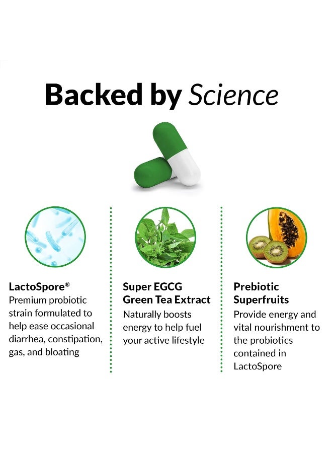 Force Factor ProbioSlim Probiotic Supplement for Women and Men with Probiotics and Green Tea Extract, Reduce Gas, Bloating, Constipation, Support Digestive and Gut Health, 120 Capsules (Twin Pack) - Image 3