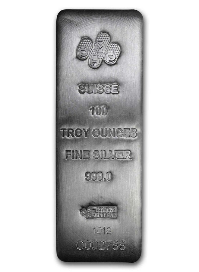 PAMP Suisse Silver 100 oz (3110 gram) Bar - Image 1
