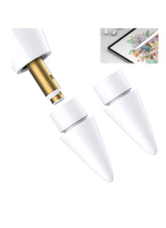 KASTWAVE Stylus Tips Compatible for Apple iPad Pro pencil iPencil Nibs Replacement Pen 1st Gen 2nd Generation, High Sensitivity and Support Pressure Sensitive Operation 2 Pack  - Image 1