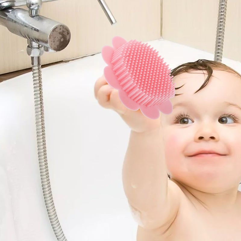 🧸 فرش سيليكون لتدليك فروة رأس الأطفال والرضع بلطف - Image 4
